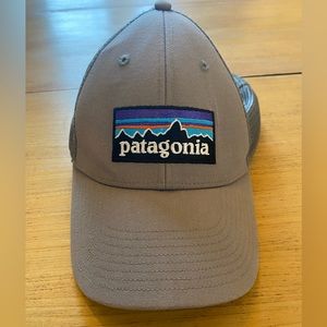 Unisex Patagonia gray grey trucker hat